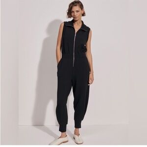 Varley Madelyn Double Soft Jumpsuit black, SIZE SMALL